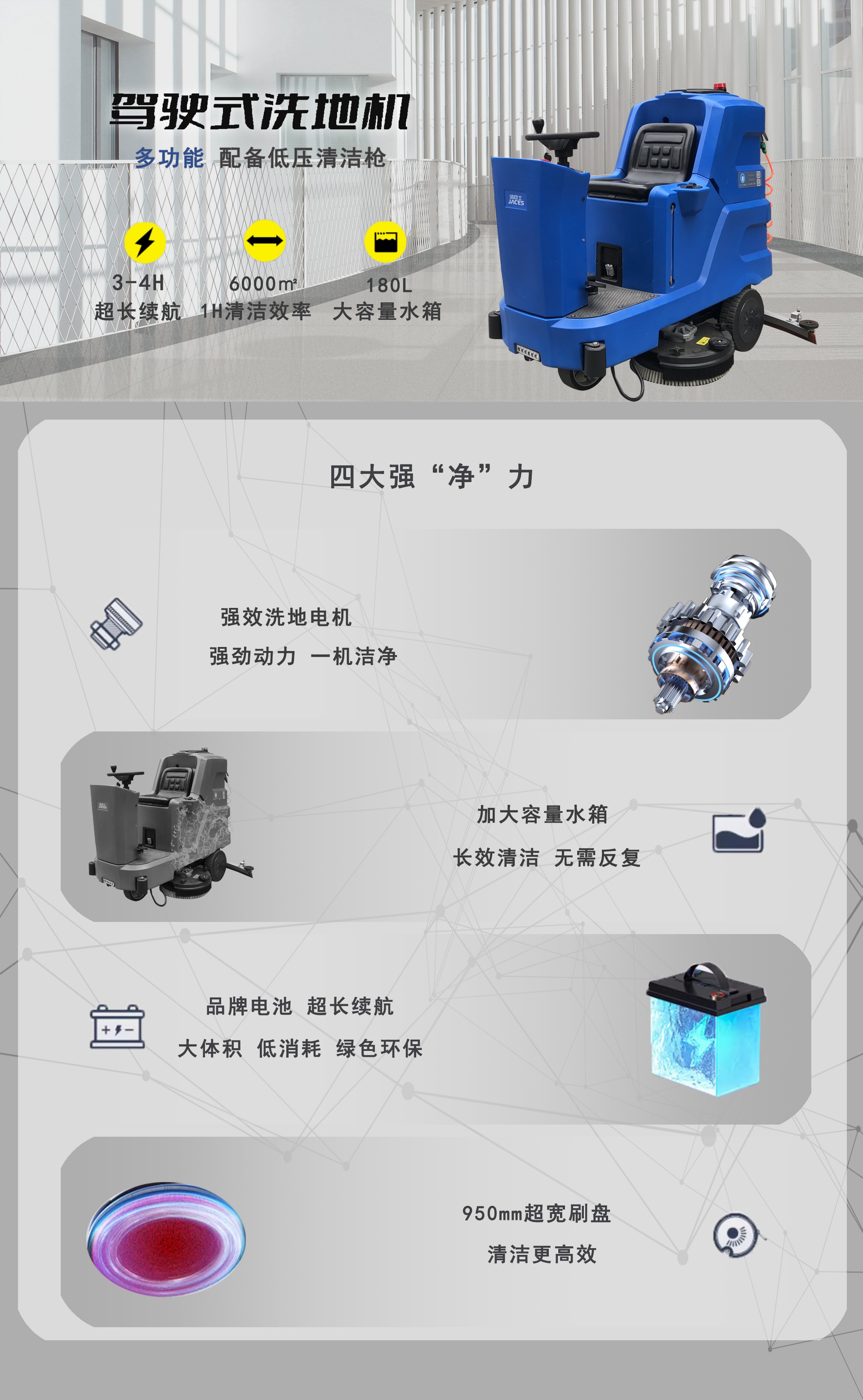 A95多功能洗地機,駕駛式洗地機 A95多功能洗地機,駕駛式洗地機